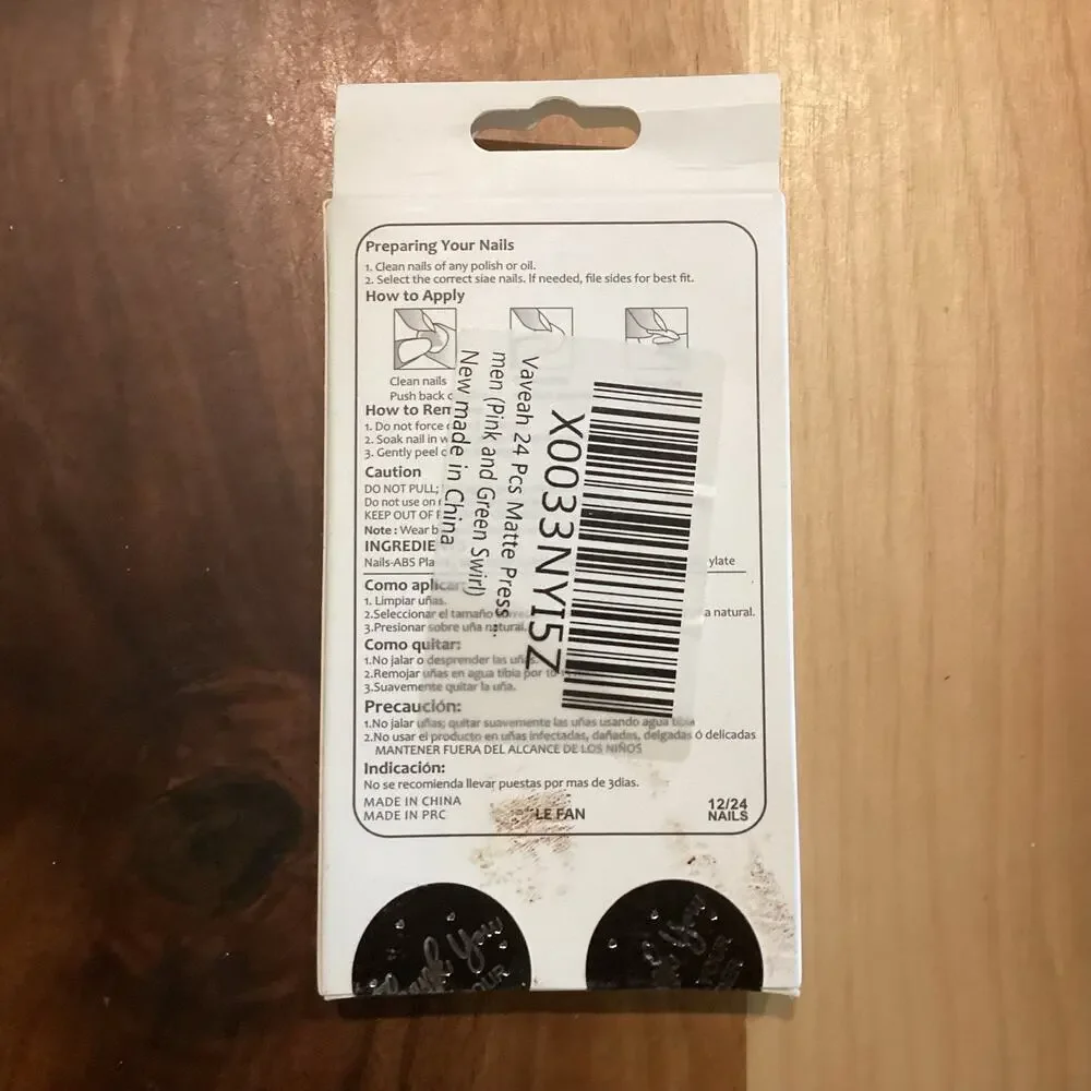 24Pcs Press on Nails